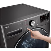 LG TWINWash™ 雙能洗 (蒸洗脫烘)｜21公斤+2.5公斤洗衣容量 (尊爵黑), TW21DPT