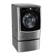 LG TWINWash™ 雙能洗 (蒸洗脫烘)｜21公斤+2.5公斤洗衣容量 (典雅銀), TW21PT.250HV