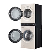 LG WashTower™ AI智控洗乾衣機 (雪霧白)｜洗衣19公斤+乾衣16公斤, WD-S1916BE