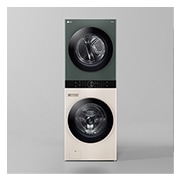 LG WashTower™ AI智控洗乾衣機 Objet Collection<sup>®</sup>｜ 洗衣19公斤+乾衣16公斤, WD-S1916JGB