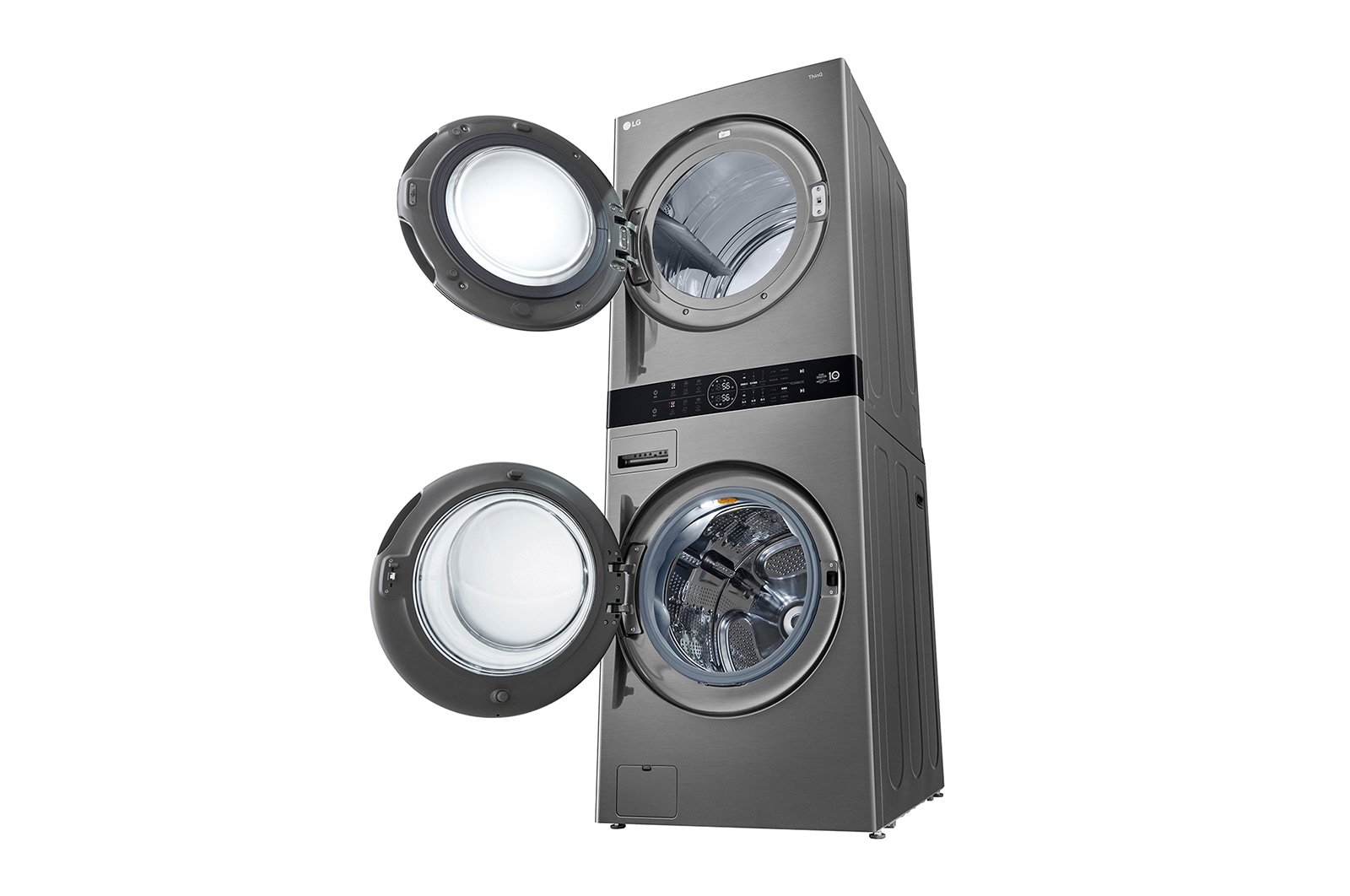 LG WashTower™ AI智控洗乾衣機 (星辰銀)｜洗衣19公斤+乾衣16公斤 (特定通路販售), WD-S1916VM