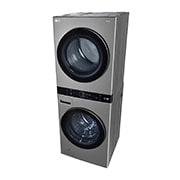 LG WashTower™ AI智控洗乾衣機 (星辰銀)｜洗衣19公斤+乾衣16公斤 (特定通路販售), WD-S1916VM