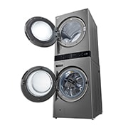 LG WashTower™ AI智控洗乾衣機 (星辰銀)｜洗衣19公斤+乾衣16公斤 (特定通路販售), WD-S1916VM