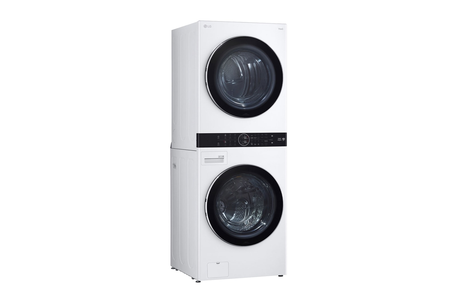 LG WashTower™ AI智控洗乾衣機 (冰瓷白)｜洗衣19公斤+乾衣16公斤, WD-S1916W