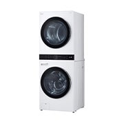 LG WashTower™ AI智控洗乾衣機 (冰瓷白)｜洗衣19公斤+乾衣16公斤, WD-S1916W