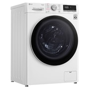 LG 蒸氣滾筒洗衣機 (蒸洗脫烘)｜洗衣9公斤+烘衣6公斤 (冰瓷白), WD-S90VDW