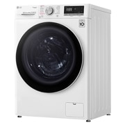 LG 蒸氣滾筒洗衣機 (蒸洗脫烘)｜洗衣9公斤+烘衣6公斤 (冰瓷白), WD-S90VDW