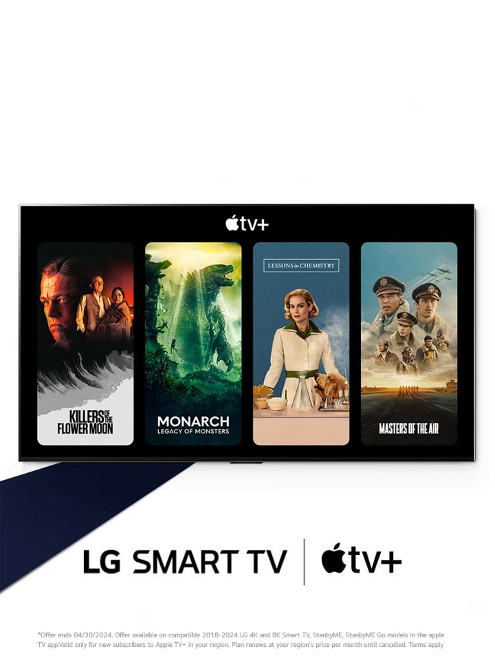 Apple tv offer with 4 visual tv programs 