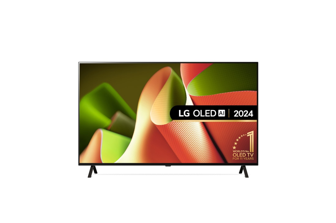 Front view of LG OLED OLED55B46LA TV