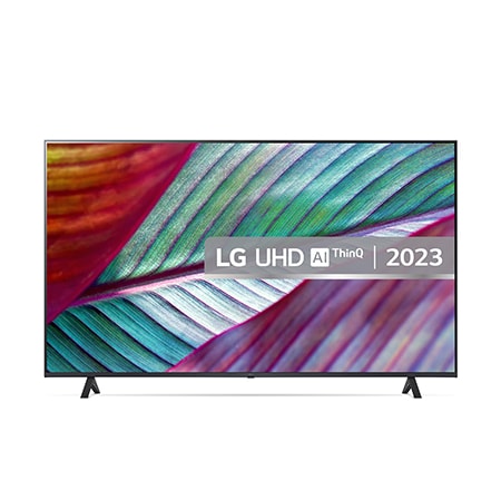 A front view of the LG UHD TV