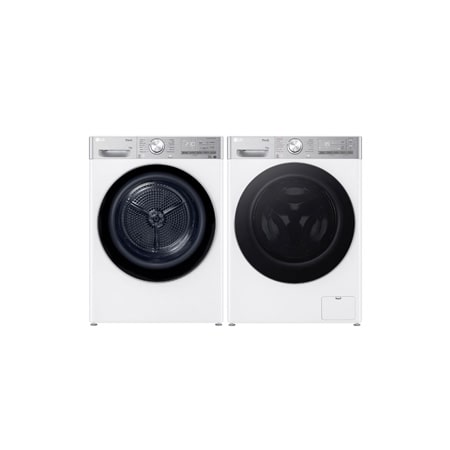 LG 13kg BIG In™ Washing Machine F4Y913WCTA1 and 10kg DUAL Inverter Heat Pump™ Tumble Dryer FDV1110W