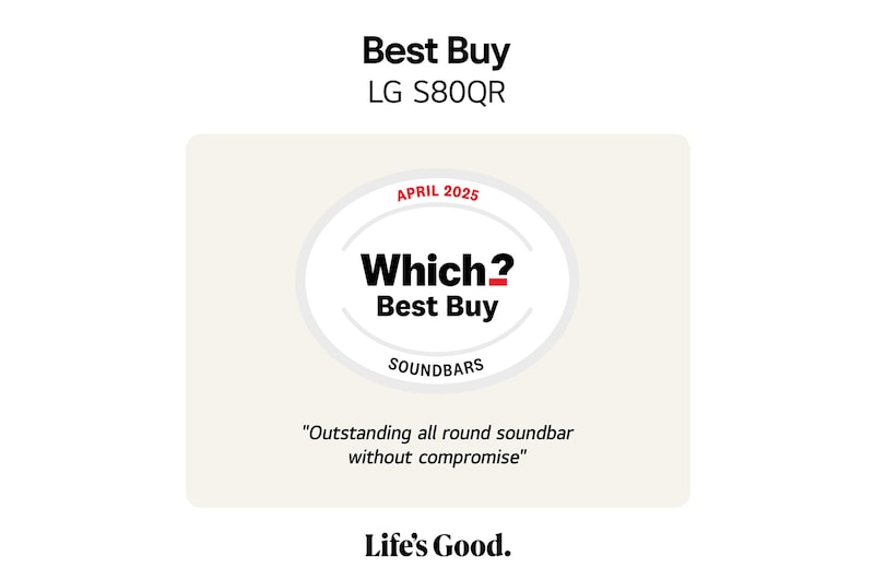 LG S80QR Soundbar, S80QR