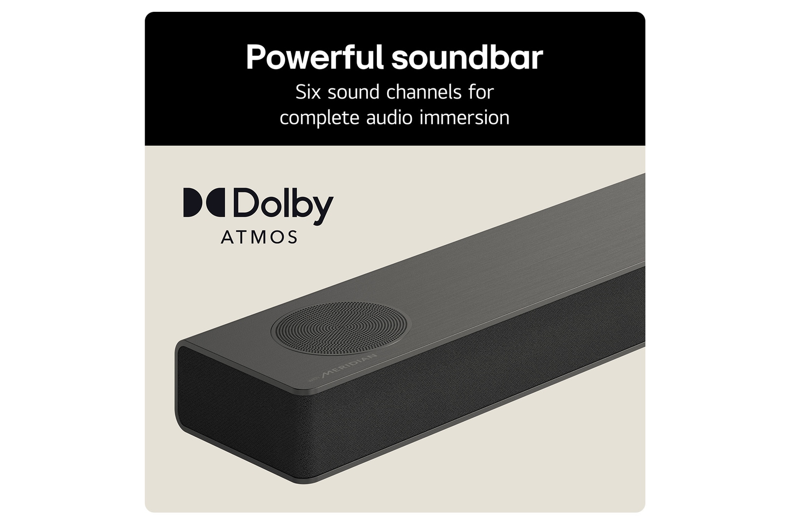 LG S80QR Soundbar, S80QR