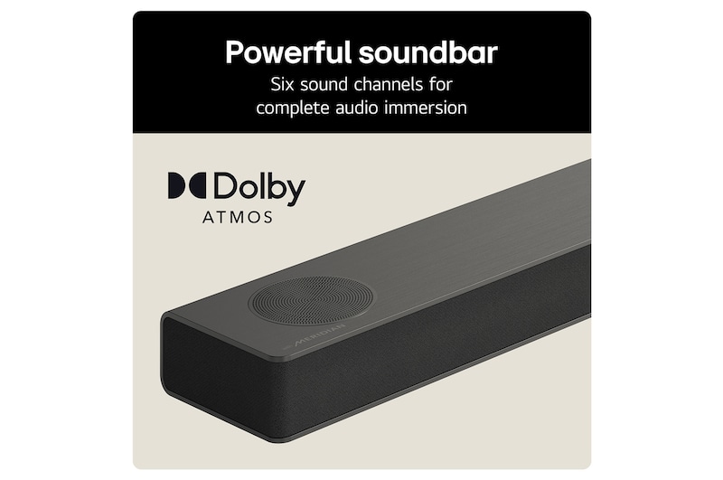 LG S80QR Soundbar, S80QR