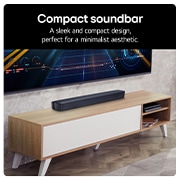 LG Soundbar for TV with 2.0 Channel SQM1, SQM1