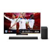 LG C4 OLED 65'' TV & USC9S Soundbar, OLED65C44LA.USC9S