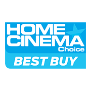 home cinema choice best buy logo on a blue background