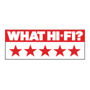what hi-fi? logo in red and white