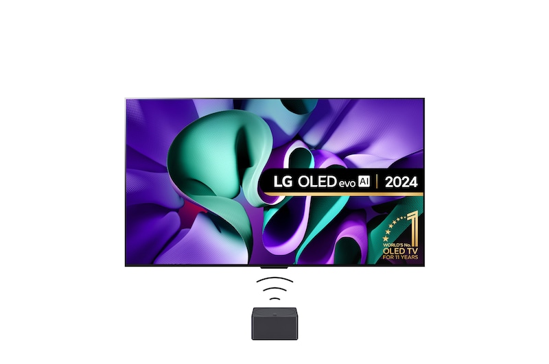 LG World’s First True Wireless TV 65 inch LG OLED evo AI M4 with 4K 144Hz Video & Audio Transfer , OLED65M49LA
