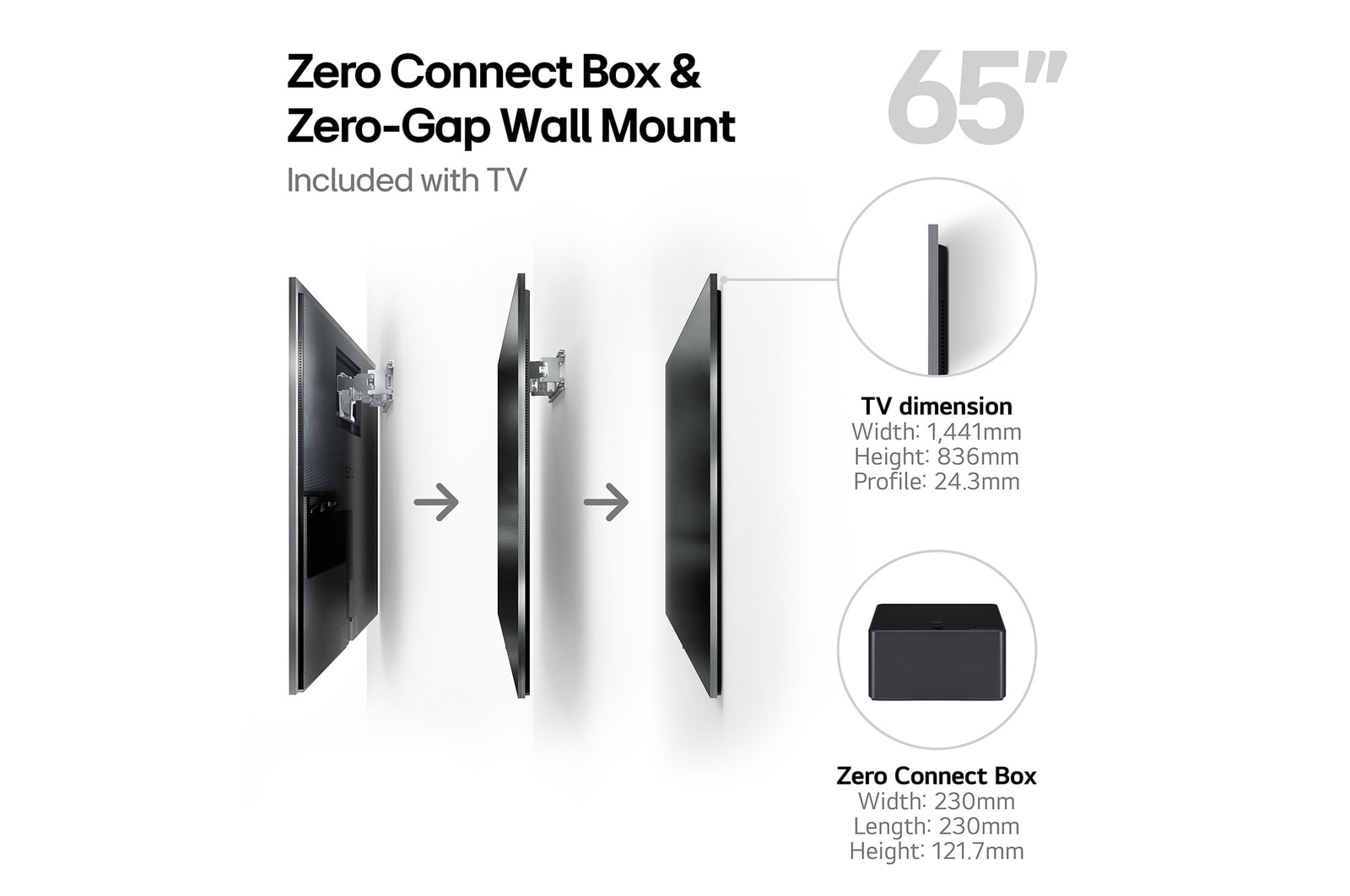 LG World’s First True Wireless TV 65 inch LG OLED evo AI M4 with 4K 144Hz Video & Audio Transfer , OLED65M49LA