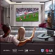 LG World’s First True Wireless TV 77 inch LG OLED evo AI M4 with 4K 144Hz Video & Audio Transfer , OLED77M49LA