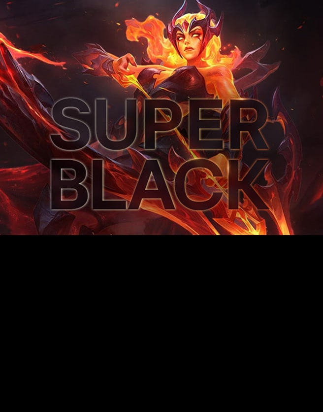 A mythical creature is in flames on a UltraGear monitor