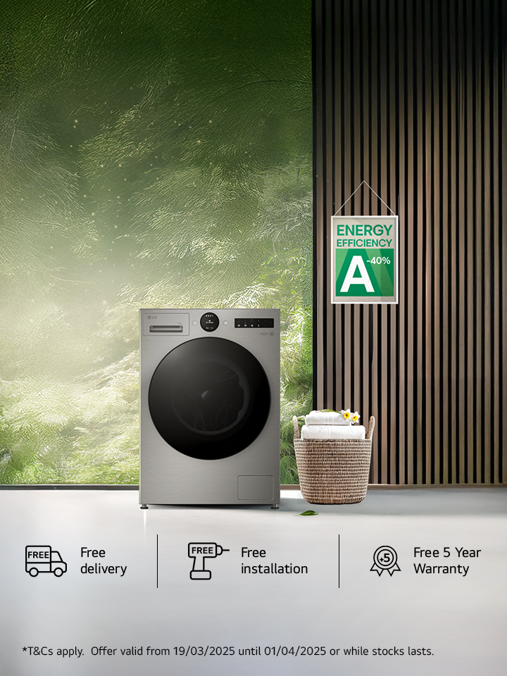 LG Premium Washinig Machines, with AI wash function