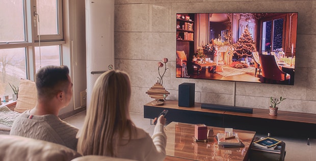 Image featuring a person and LG home appliances