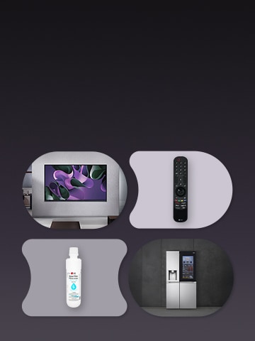 Picture of the LG Products and genuine accessories.