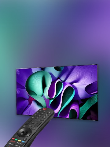 This is a picture of the LG TV and its accessory.