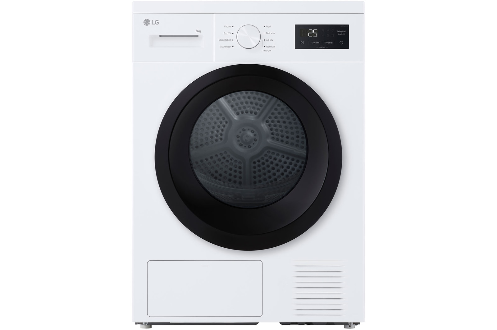 front view of 10kg Heat pump Dryer - Sensor Dry, R290 {RHA1008NWK}