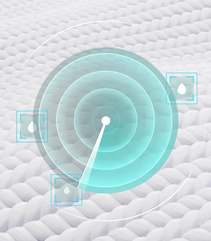 Video illustrating fabric moisture sensing