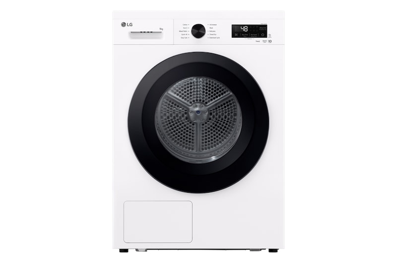Front view of 9kg Heat Pump™ Dryer, White RHX1009NWK