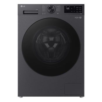 Front view of 13kg Front Loading Washing Machine White - Energy Saving, AI DD, Auto Dispense (F4X5011TGB.AEBQPUK)