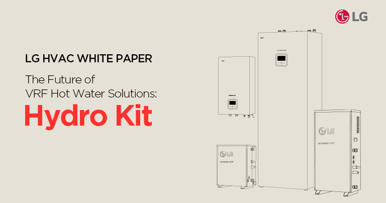 The side view of LG Hydro kit product is expressed in line drawing.