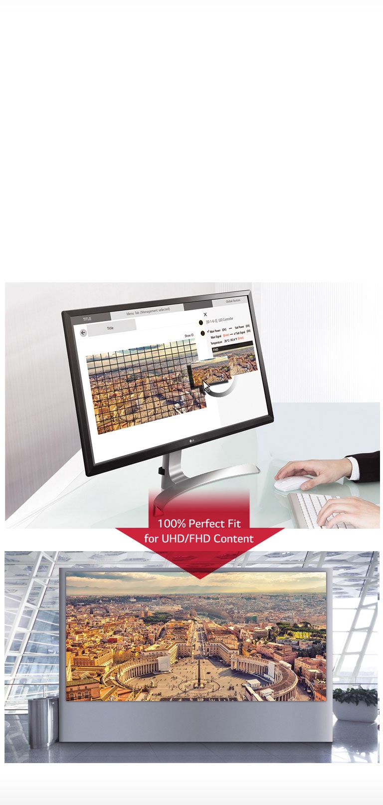 PRECISE FHD/UHD SCEEN CONFIGURATION