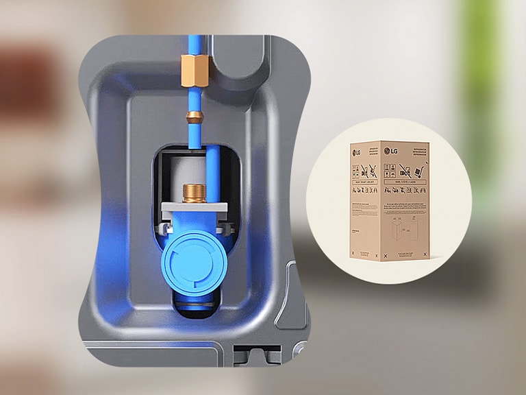 LG side-by-side or multi-door refrigerator installation guide: step-by-step video for unpacking, connections, levelling, and door alignment