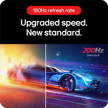 LG UltraGear Gaming Monitor 32GS75Q showcases higher speed and a new standard with its 200 Hz Overclock (O/C) refresh rate.