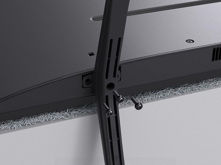 Watch the step-by-step video tutorial to learn how to attach and adjust the stand for your LG UHD AI ThinQ 4K UR78 Smart TV.