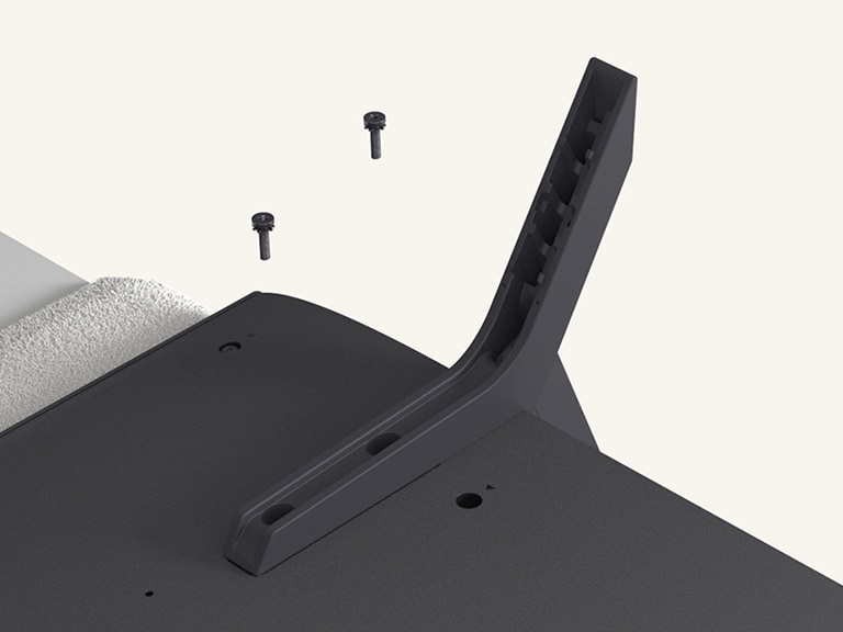 Step-by-step video on how to attach the stand for the LG NanoCell AI NANO90 4K Smart TV.