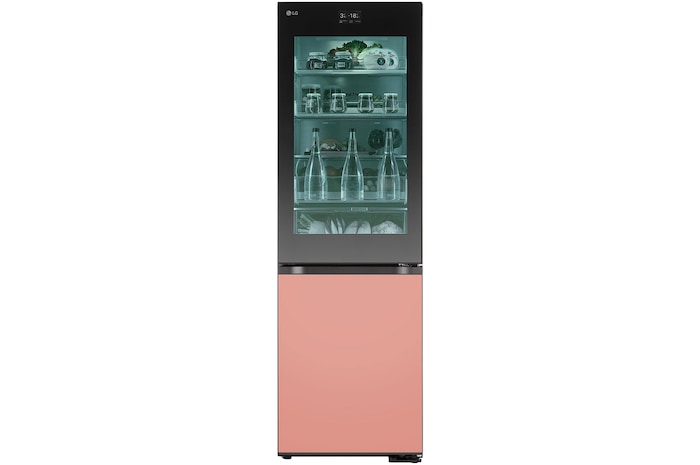 Front view of Tall Fridge Freezer with LED & InstaView (gbg719mdnn)