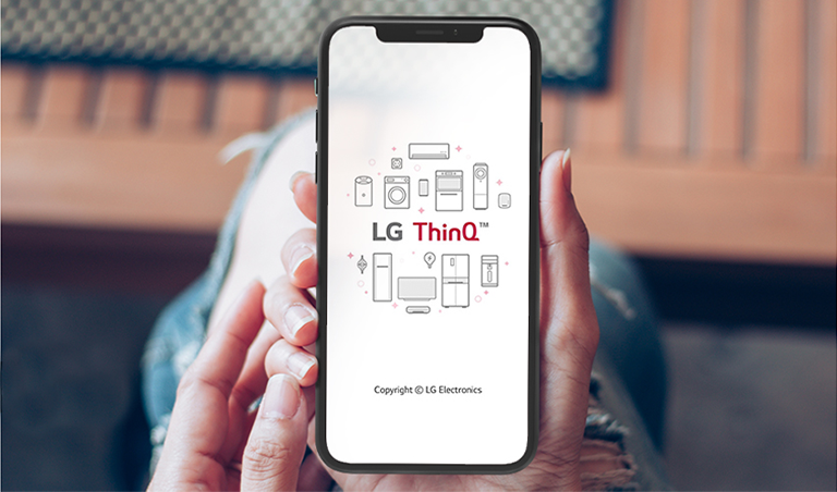 LG ThinQ activated in a phone