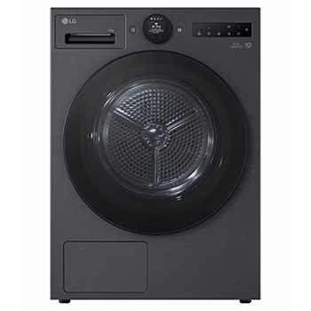 Front view of 10kg DUAL Inverter Heat Pump™ Dryer, Black RHX7010TBB