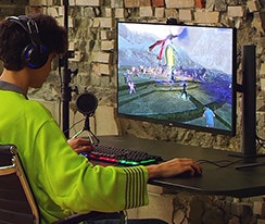 Scene of Memedia Gamer With Ergo