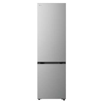 LG bottom freezer (GBBS726CPY) front view in matte black finish