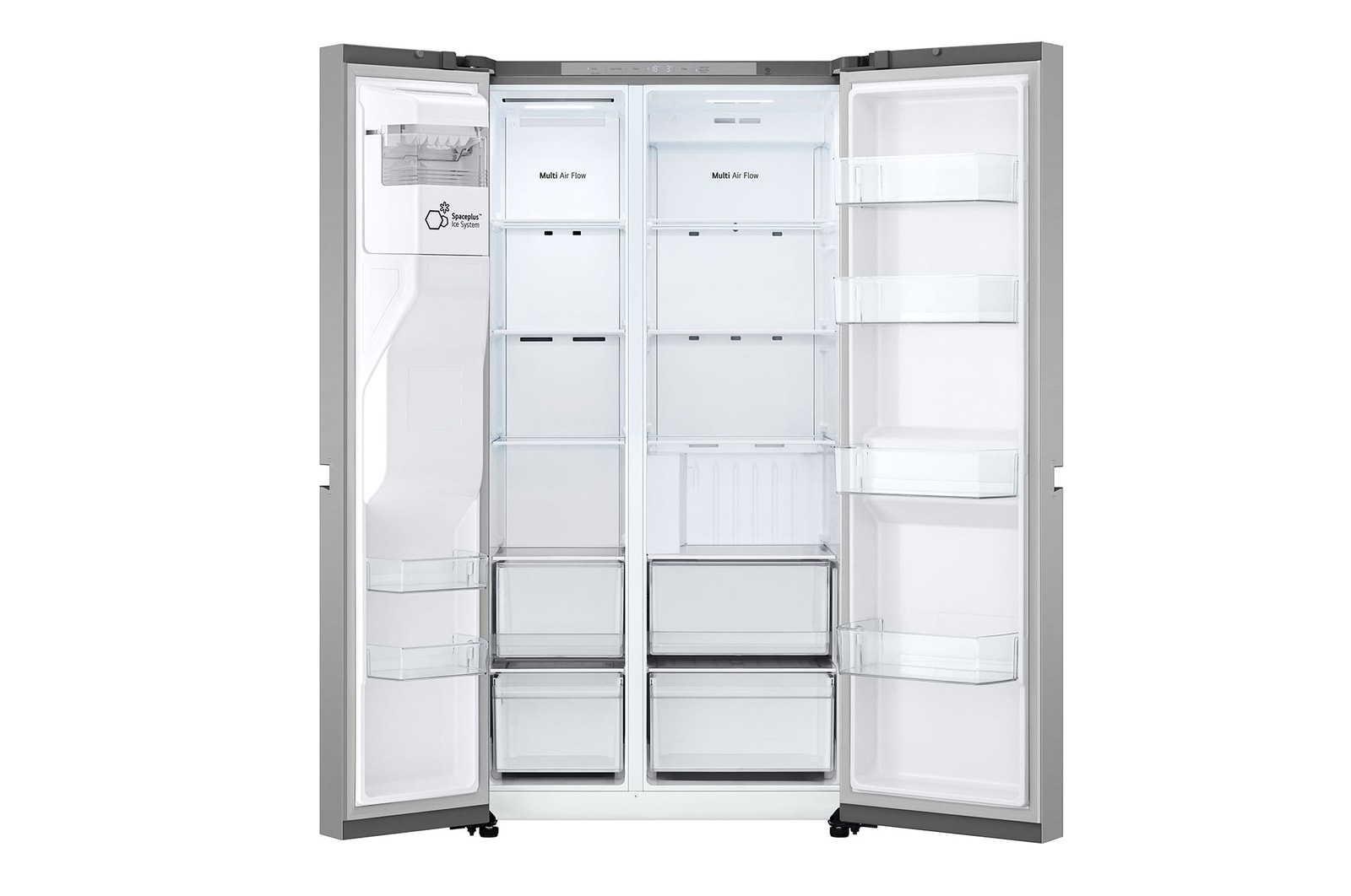 double door open without food