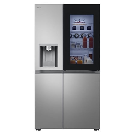 LG 628L InstaView™ SideBySide Refrigerator, Prime Silver GSXE81PYBD