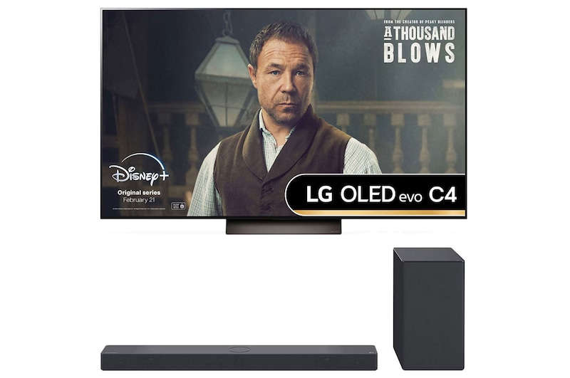 77" LG OLED C46 and USC9S LG Soundbar