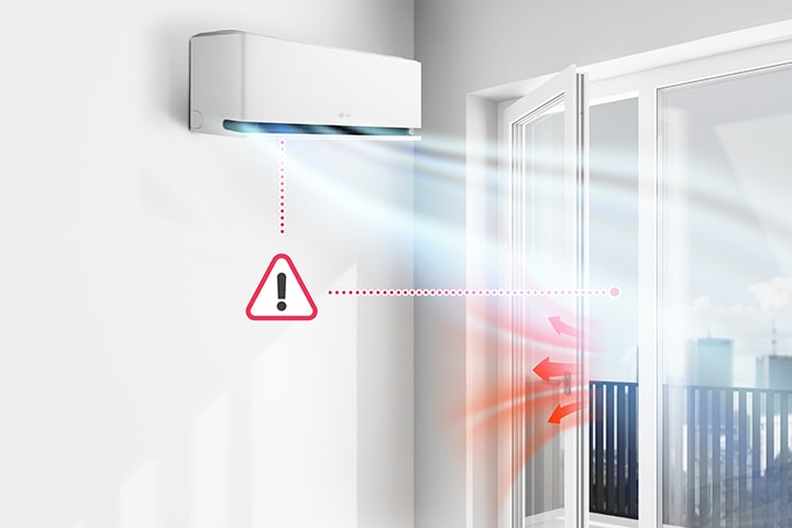 The “Window Open Detection” detects sudden temperature changes in the room. And mode automatically switches to the energy-saving mode.	