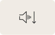 Low noise icon	